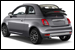Fiat 500C Hybrid angularrear photo à LE CANNET chez Mozart Autos