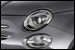 Fiat 500C Hybrid headlight photo à ALES chez TURINI AUTOMOBILES (KAMON)