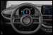 Fiat NOUVELLE 500 ÉLECTRIQUE 3+1 steeringwheel photo à ALES chez TURINI AUTOMOBILES (KAMON)